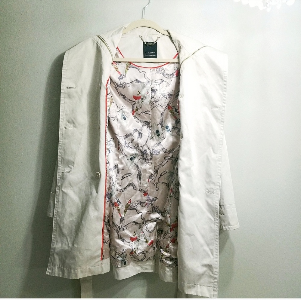 🚫SOLD🚫GOOD CONDITION TED BAKER TRENCH COAT - Picture 5 of 6